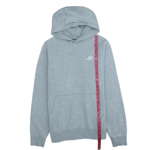 Nike Women’s Grey Pullover Hoodie M Regular Fit Casual Sweatshirt
