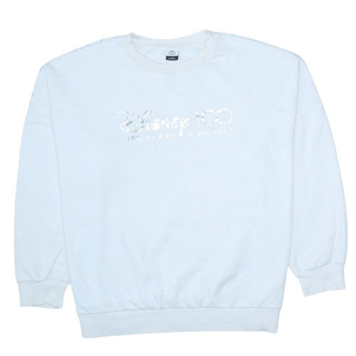 Disney at George Women’s White XL Sweatshirt – Disney 100 Anniversary Print