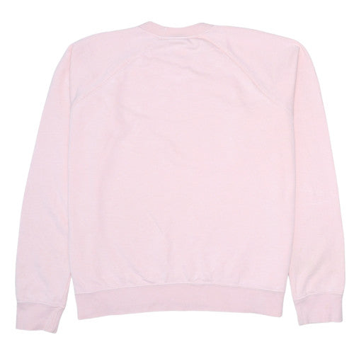 Nike Women Pink Crew Neck Pullover Sweatshirt Size L Cotton Blend