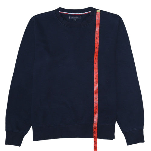 Tommy Hilfiger Women Navy Blue XL Crew Neck Pullover Sweatshirt