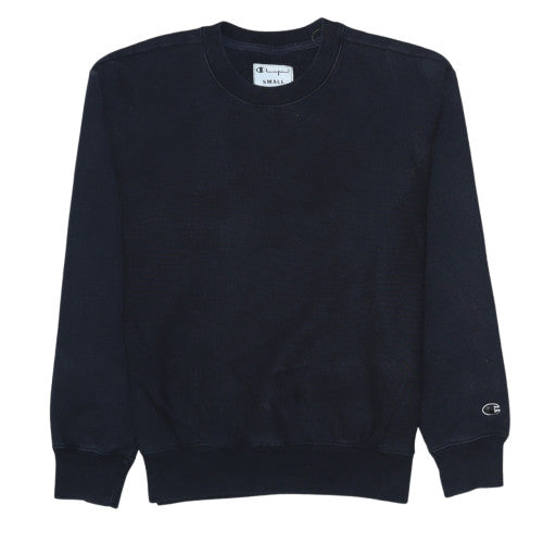 Champion Women's Black Small Pullover Sweatshirt Organic Cotton