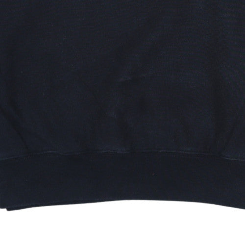 Champion Women's Black Small Pullover Sweatshirt Organic Cotton