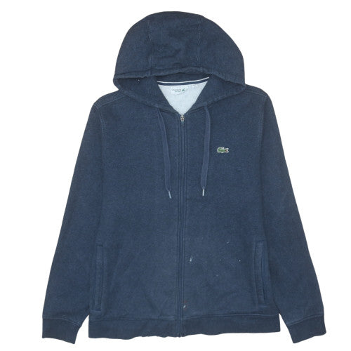 Lacoste Men’s Blue Full Zip Hoodie XL Fleece Sportswear