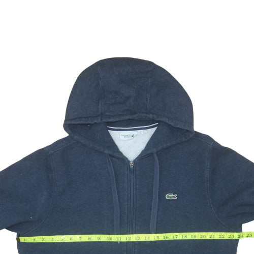 Lacoste Men’s Blue Full Zip Hoodie XL Fleece Sportswear