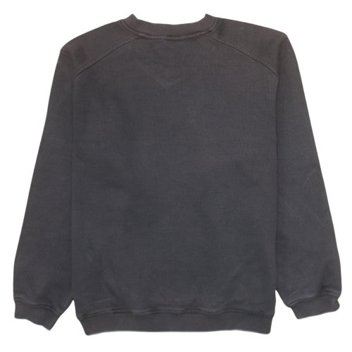 Nike Women Black Medium Pullover Sweatshirt Cotton Blend