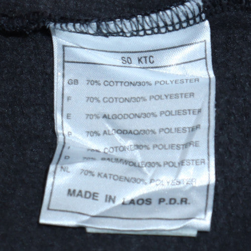 Nike Women Black Medium Pullover Sweatshirt Cotton Blend