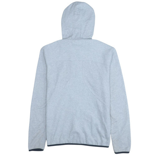 Le Coq Sportif Men's Grey Full Zip Hoodie XL Cotton Blend Performance