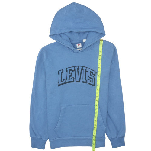 Levi's Men's Blue Pullover Hoodie M Regular Fit Fleece Sweatshirt