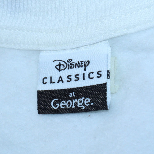 Disney Classics at George Women’s Cream Tinker Bell Pullover Sweatshirt M 12-14