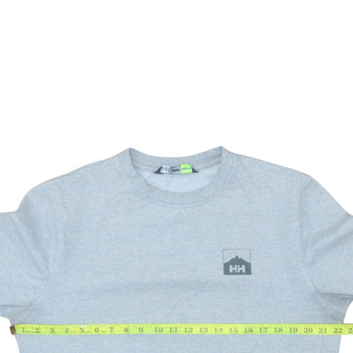 Helly Hansen Men's Grey Regular Fit Crew Neck Sweatshirt M