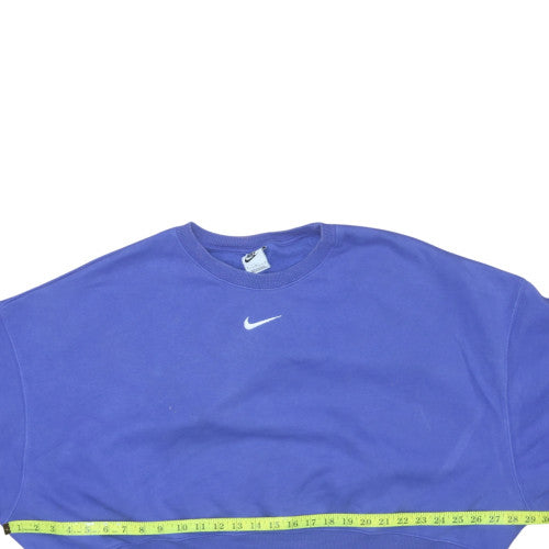 Nike Women's Purple Crew Neck Pullover Sweatshirt M