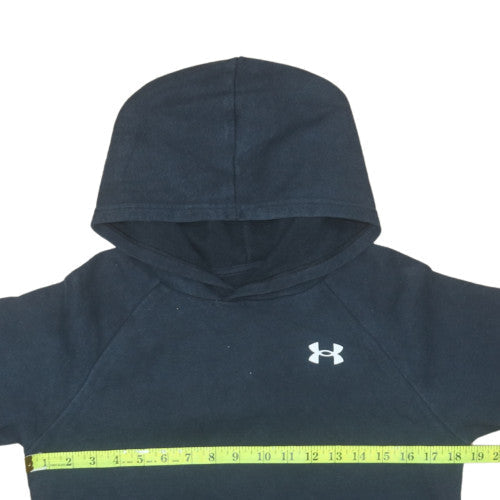 Under Armour Boys Navy Blue Pullover Hoodie Size 158 (13 Years) Fleece