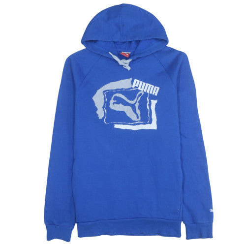 Puma Men's Blue XL Pullover Hoodie Sweatshirt Graphic Print