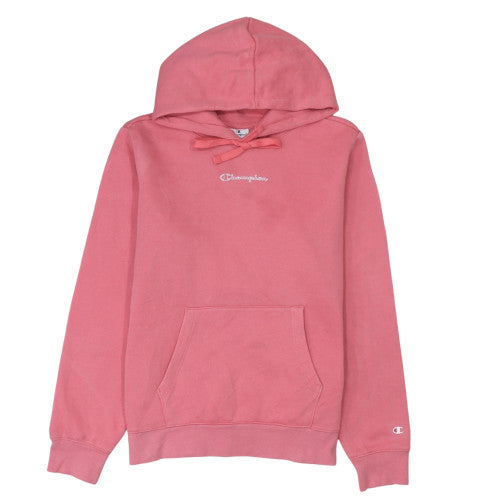 Champion Women’s Pink Pullover Hoodie Large Cotton Blend Fleece