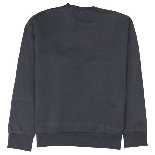 Champion Women's Black Medium Pullover Sweatshirt Cotton Blend Logo