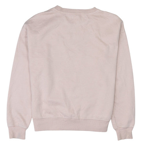 Disney Womens Beige Minnie Mouse Pullover Sweatshirt XS