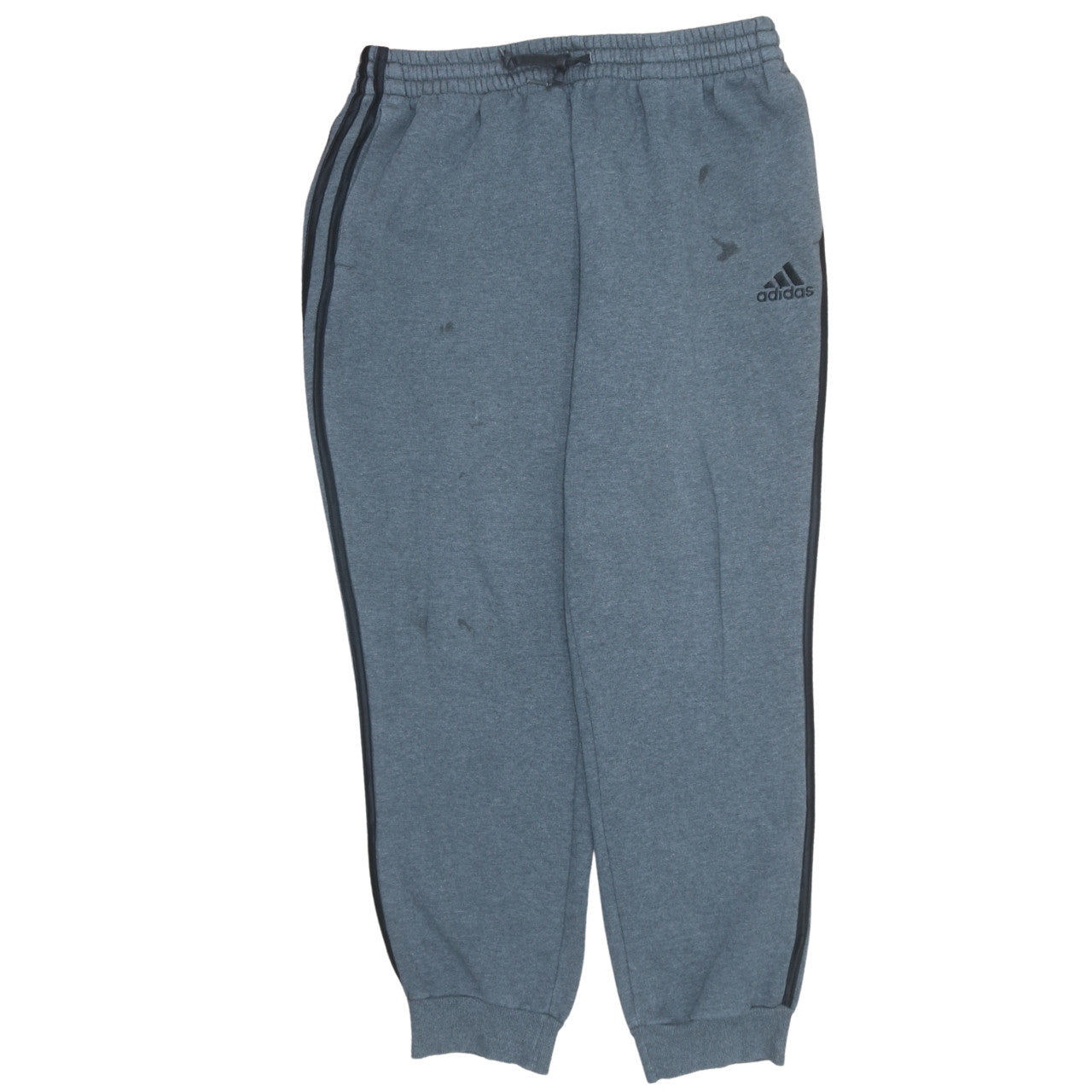 Adidas Men's Blue XL Jogger Sweatpants with Side Stripes