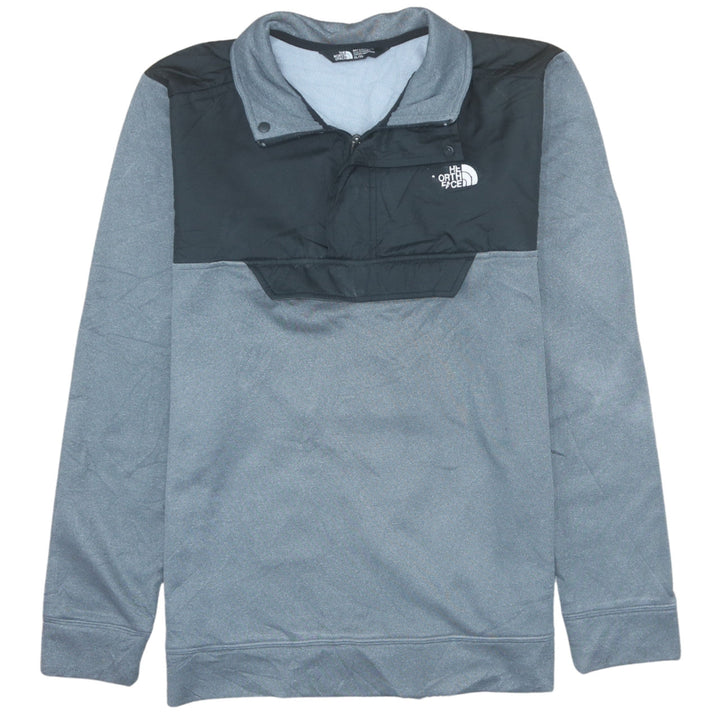 The North Face Boys Grey XL Pullover Fleece Quarter Zip Sweatshirt