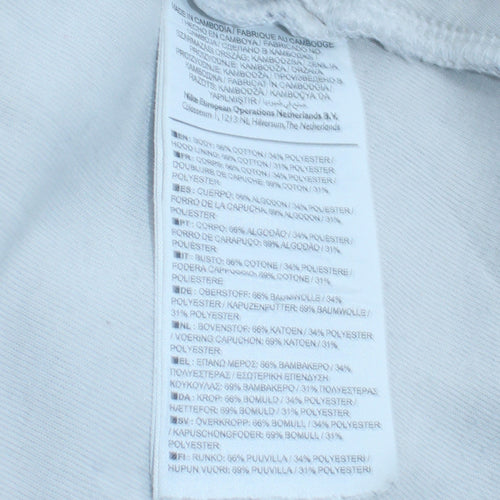 Nike Men's Grey Full Zip Camouflage Hoodie Size S