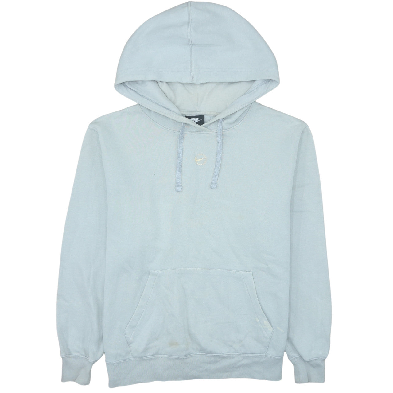 Nike Womens Light Blue Pullover Hoodie Size M Loose Fit