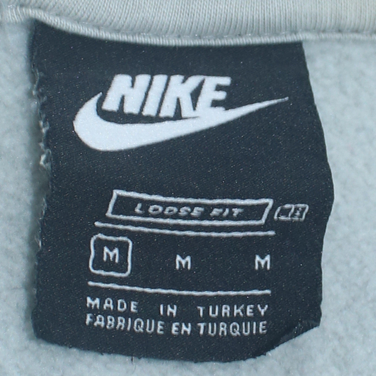 Nike Womens Light Blue Pullover Hoodie Size M Loose Fit
