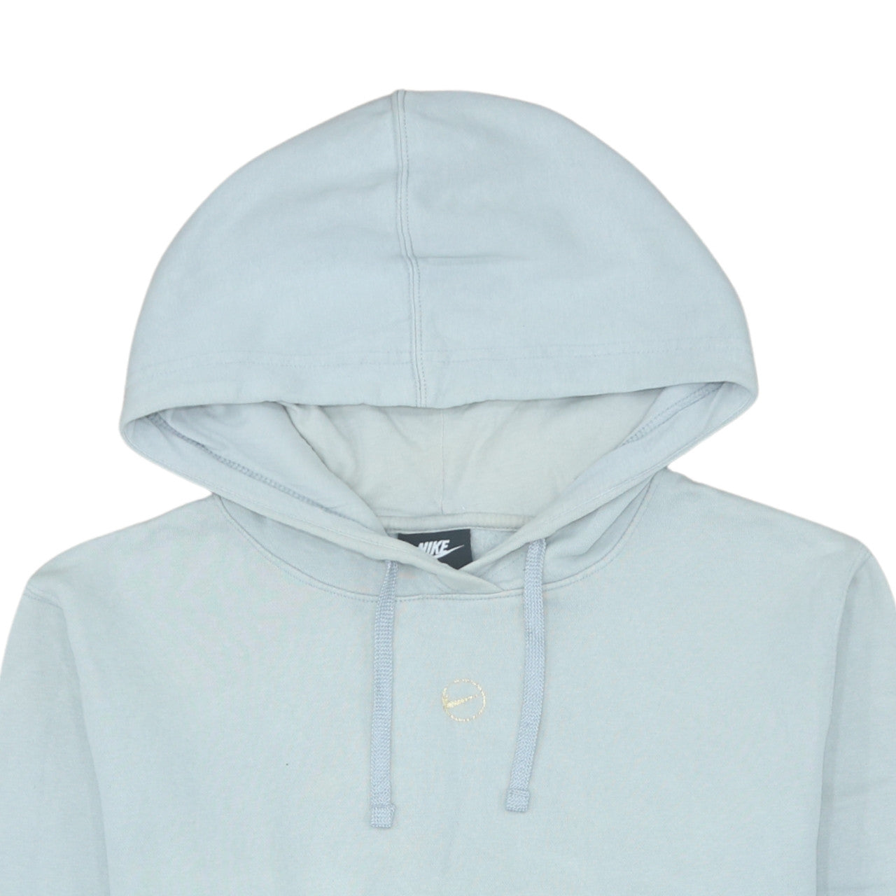 Nike Womens Light Blue Pullover Hoodie Size M Loose Fit