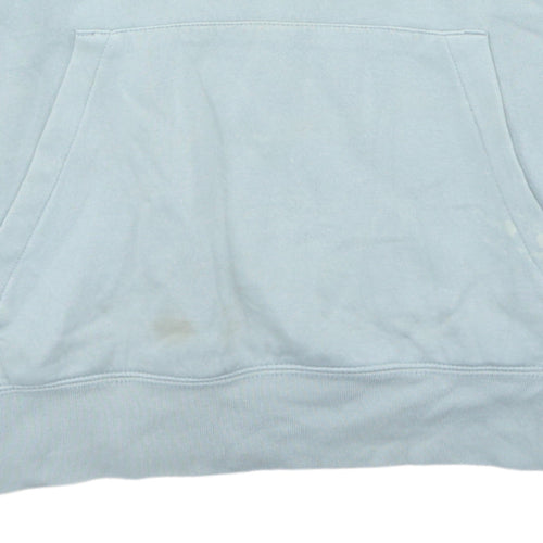 Nike Womens Light Blue Pullover Hoodie Size M Loose Fit