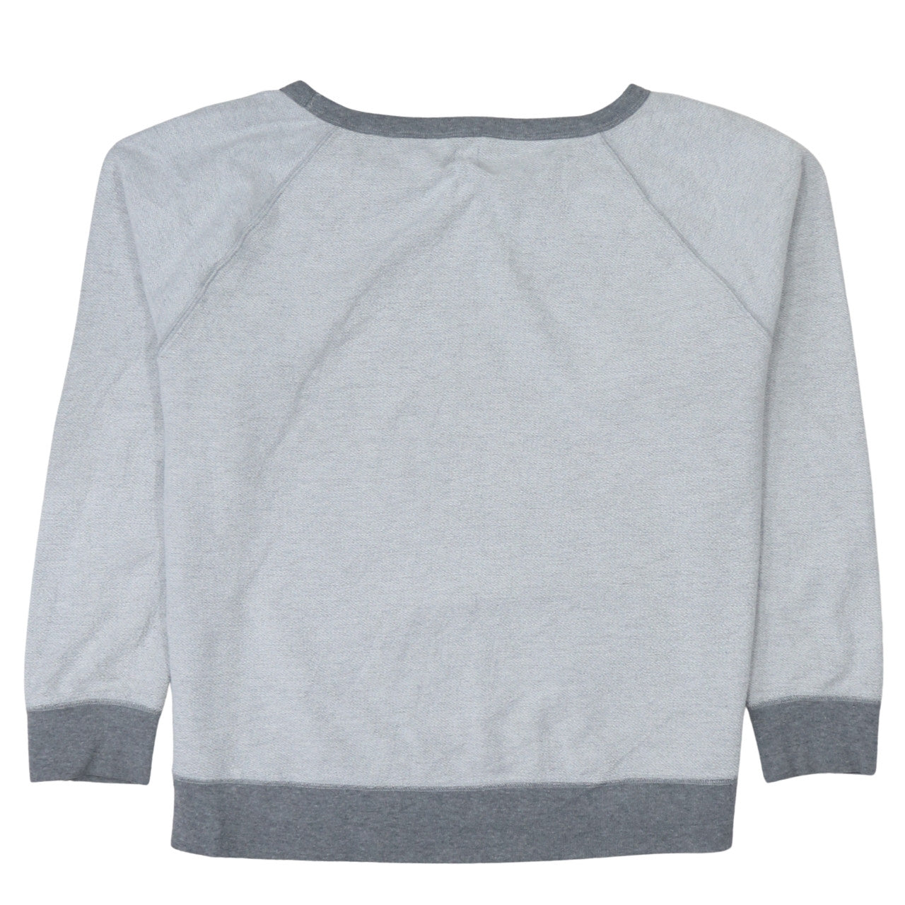 GAP Women Grey Logo Crew Neck Pullover Sweatshirt Size M
