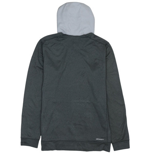 Adidas Men's Grey Pullover Hoodie ClimaWarm L Sports Running