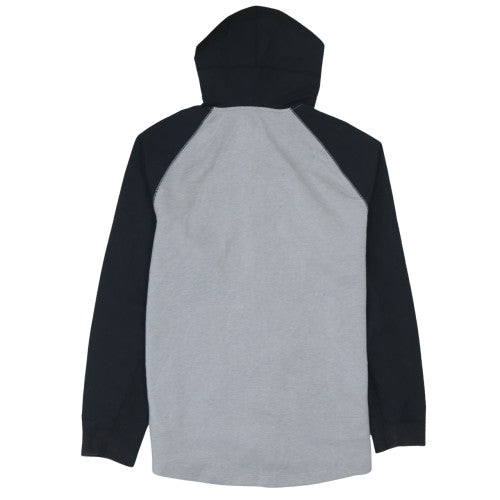 Reebok Men Grey Full Zip Hoodie L Regular Fit Sweatshirt