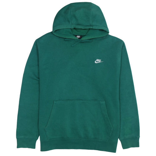Nike Womens Green Pullover Hoodie XL Cotton Blend Casual Sweatshirt