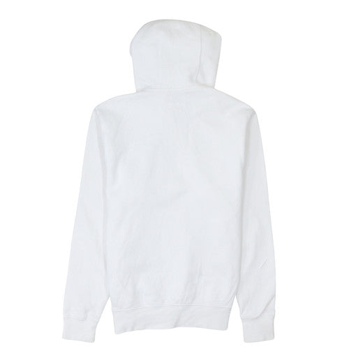 Nike Women's White Small Pullover Hoodie with Logo Design