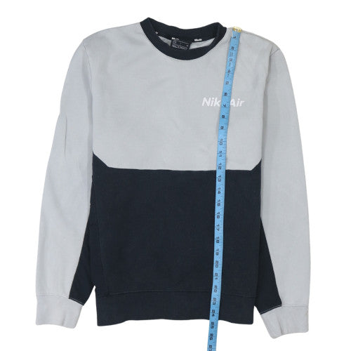 Nike Air Men's Grey Pullover Sweatshirt Small Regular Fit Sportswear