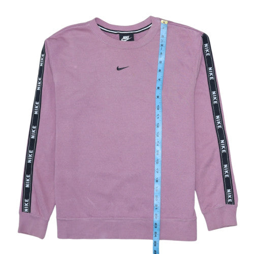Nike Men's Purple Crew Neck Logo Pullover Sweatshirt Size S