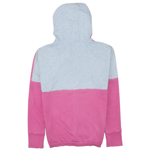Adidas Womens Grey Pink Full Zip Hoodie Size 8-10