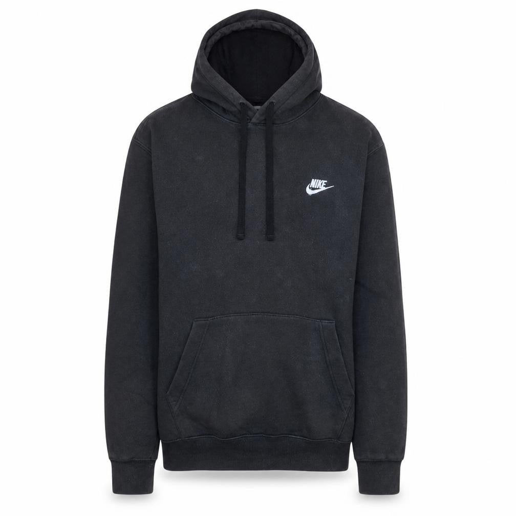 Nike Men's Black Pullover Hoodie M Fleece Sportswear
