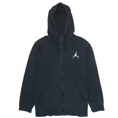 Jordan Mens Black Full Zip Hoodie Medium Fleece Sportswear