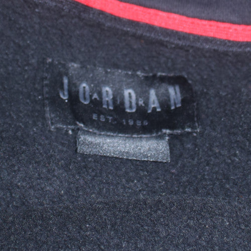 Jordan Mens Black Full Zip Hoodie Medium Fleece Sportswear