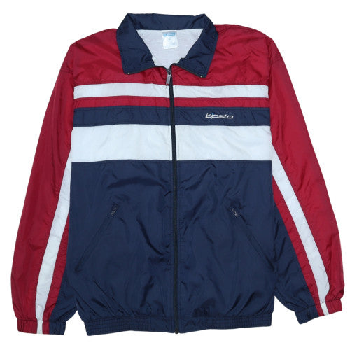Kipsta Men's Blue Red White XL Windbreaker Sports Jacket