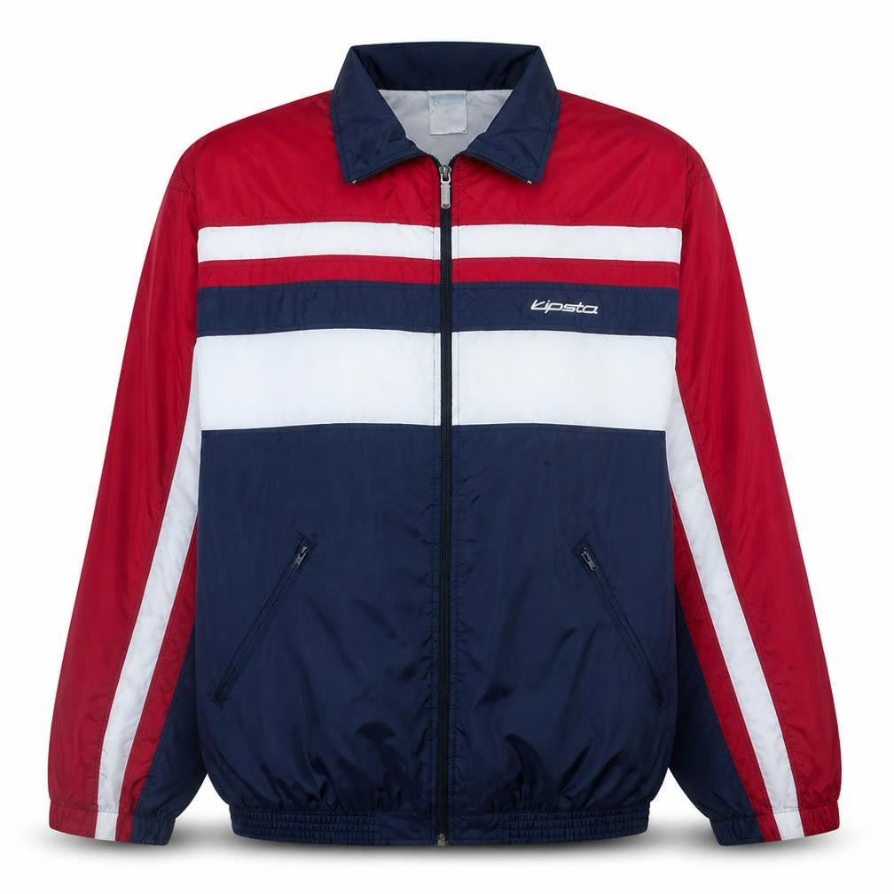Kipsta Men's Blue Red White XL Windbreaker Sports Jacket