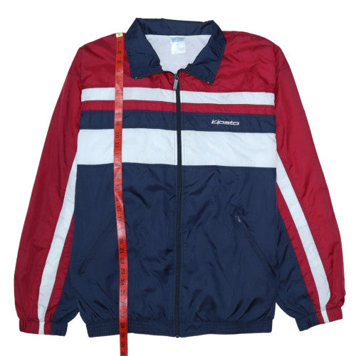 Kipsta Men's Blue Red White XL Windbreaker Sports Jacket