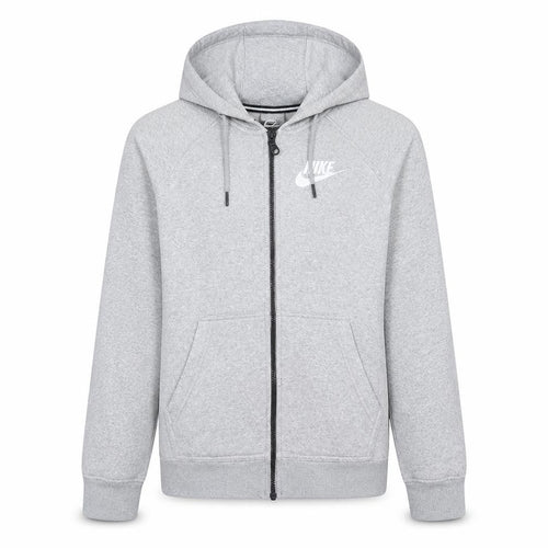 Nike Men's Grey XS Full Zip Hoodie with Logo
