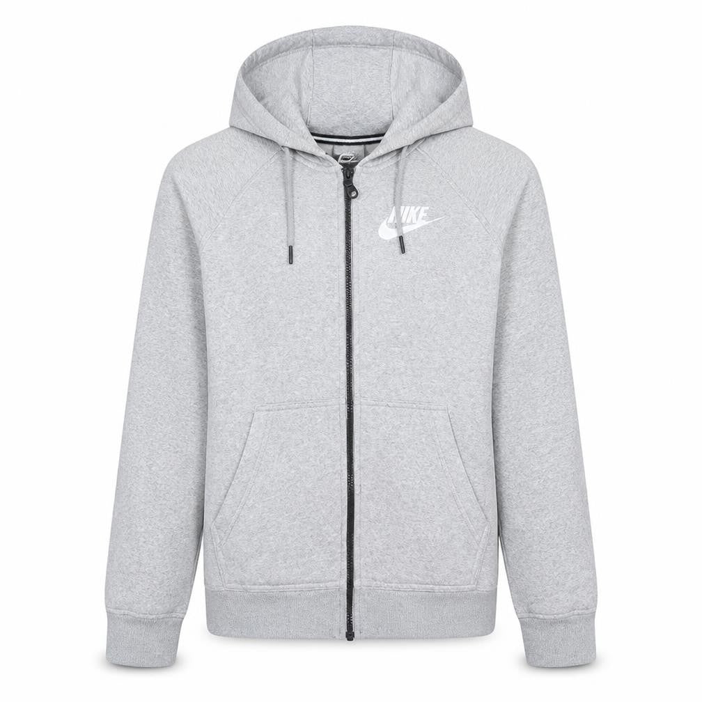 Nike Men's Grey XS Full Zip Hoodie with Logo