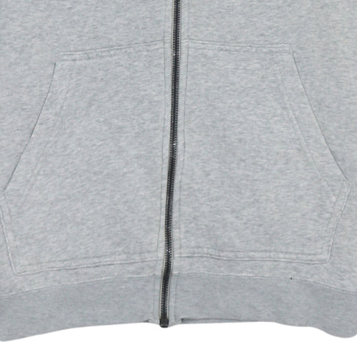 Nike Men's Grey XS Full Zip Hoodie with Logo