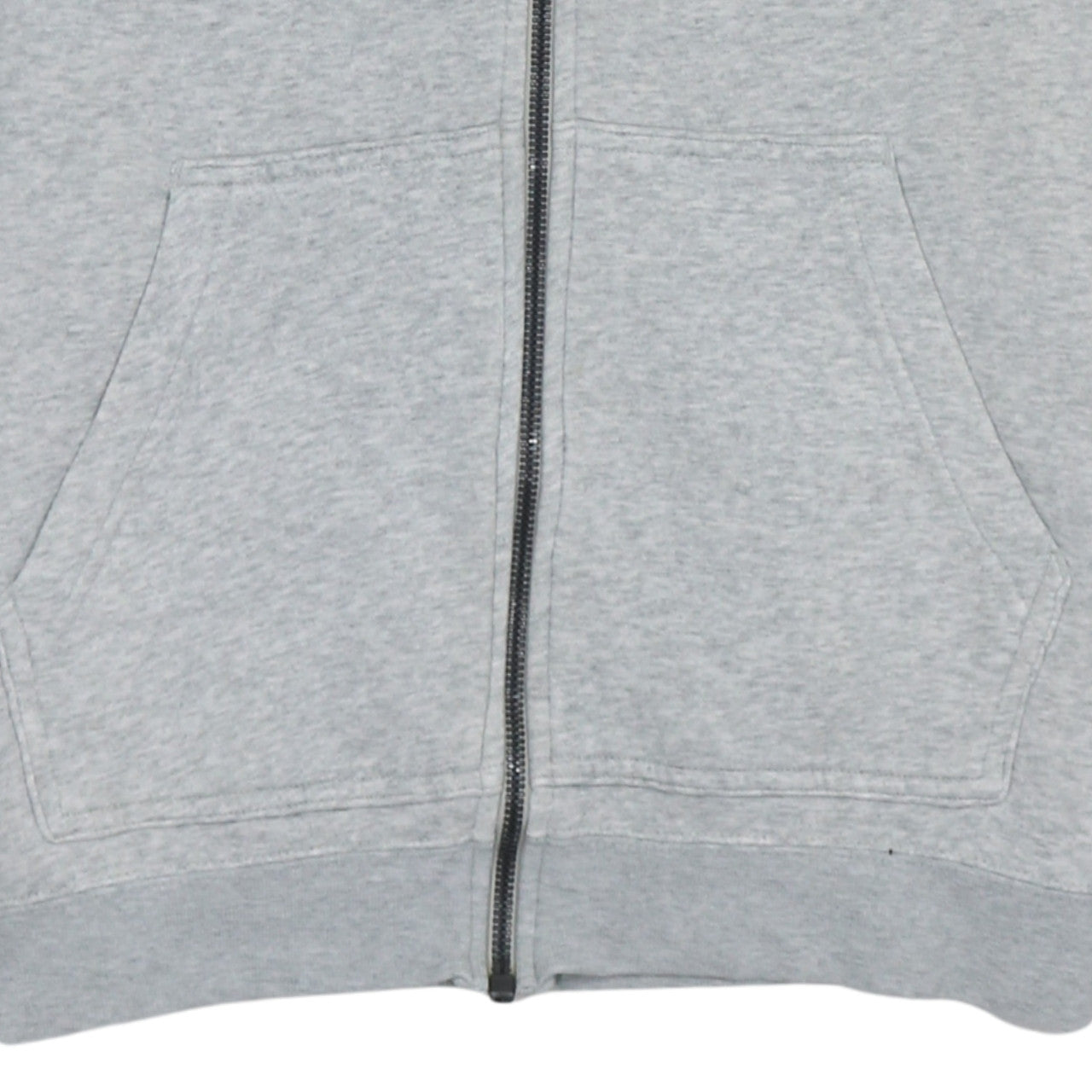 Nike Men's Grey XS Full Zip Hoodie with Logo