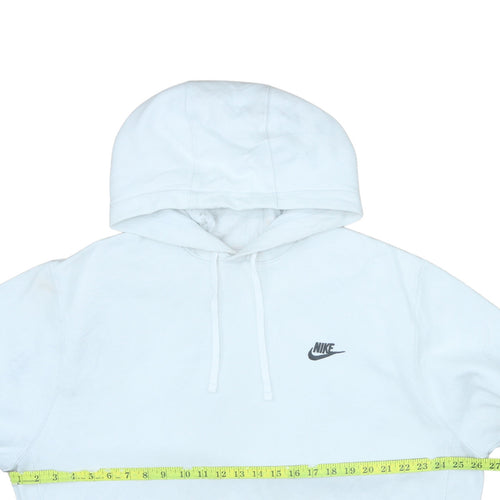 Nike Men's White XL Pullover Hoodie Fleece Sportswear Sweatshirt