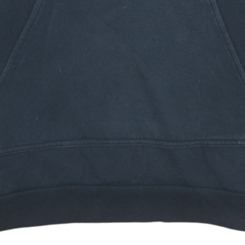 Adidas Men's Black Pullover Hoodie Size M Fleece Logo Sportswear