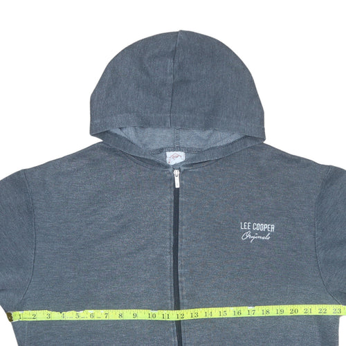 Lee Cooper Men's Blue Full Zip Hoodie Size M Regular Fit