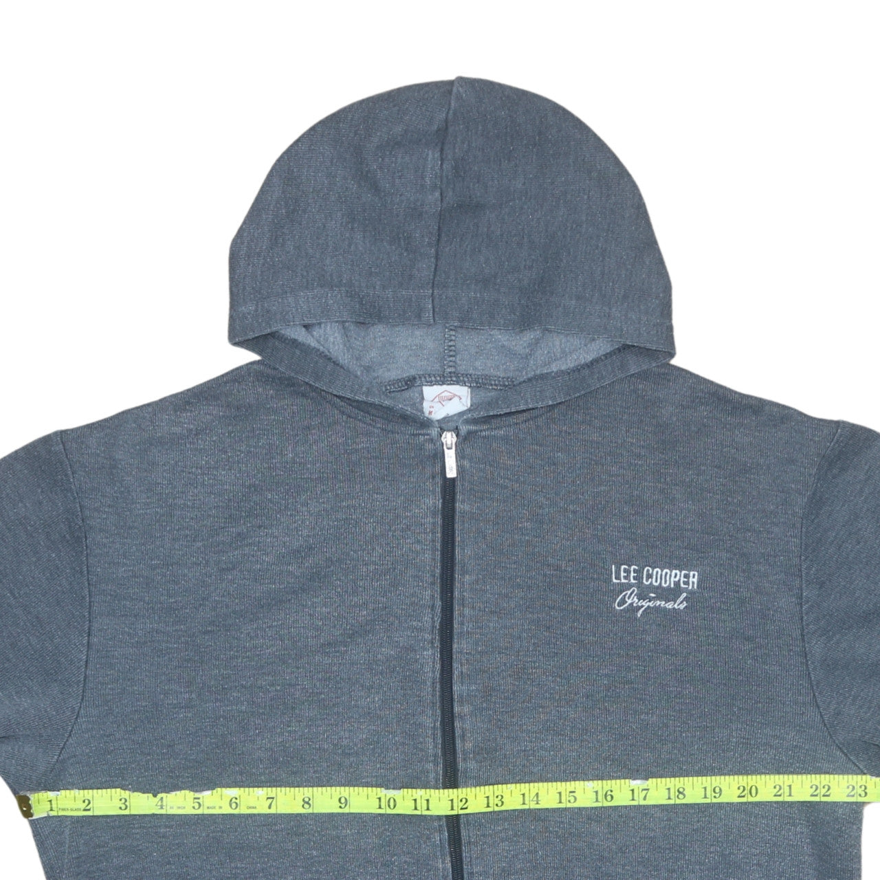 Lee Cooper Men's Blue Full Zip Hoodie Size M Regular Fit