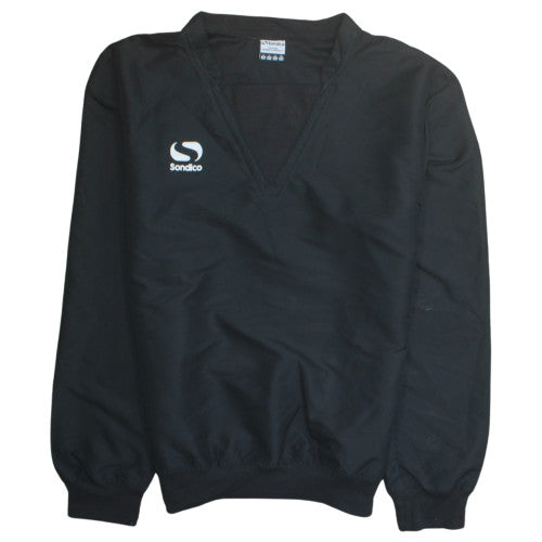 Sondico Men's Black Long Sleeve Pullover Sweatshirt L V-Neck